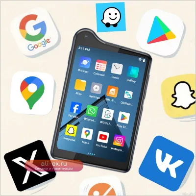 New Qin K25: Мини-смартфон на Android 14 с сенсорным экраном 3.54", 4GB/128GB