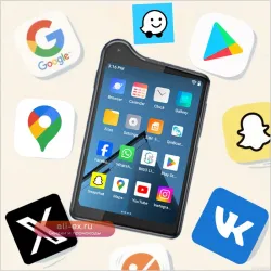 New Qin K25: Мини-смартфон на Android 14 с сенсорным экраном 3.54", 4GB/128GB