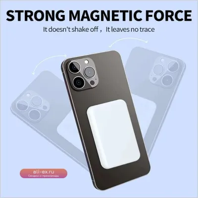 Xilecaly Power Bank PD 20W 1:1 Магнитная беспроводная зарядка Magsafe для iPhone 14/15/16