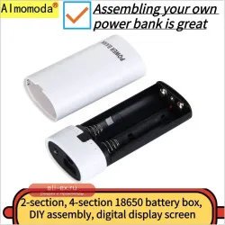 DIY Power Bank 18650 с циф��овым дисплеем (2/4 секции)