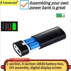 DIY Power Bank 18650 с циф��овым дисплеем (2/4 секции)