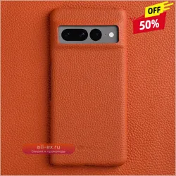 Кожаный чехол для Google Pixel 7 Pro - Винтажный дизайн, серия 8Pro, 9Pro