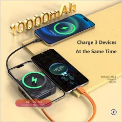 Магнитный беспроводной Power Bank 20000mAh, 22.5W, с быстрой зарядкой Magsafe, портативное зарядное устройство для iPhone, Samsung