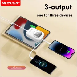 Power Bank 10000 mAh с Type-C, PD 20W (для iPhone, Samsung, Xiaomi)
