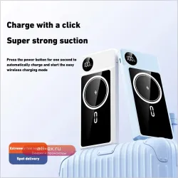 100000 мАч Магнитный Power Bank с беспроводной зарядкой Qi Magsafe 22.5W, сверхбыстрая зарядка для iPhone, Samsung, Xiaomi
