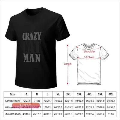Футболка "Crazy Cat Man" Black Vintage