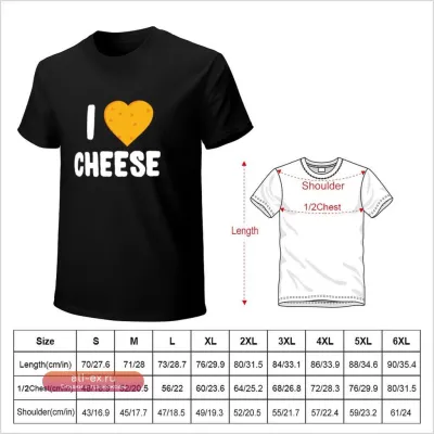 Мужская футболка I Love Cheese с принтом в стиле рэп, быстросохнущая