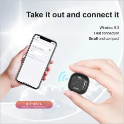 Беспроводные наушники Hi-Fi Bluetooth 5.3 с микрофоном и шумоподавлением