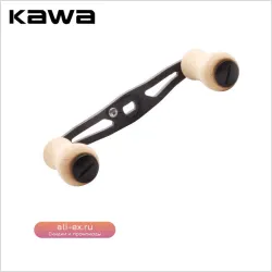 Рукоятка для катушки Ruke Carbon Handle с деревянной ручкой (8x5 мм) для Daiwa Abu