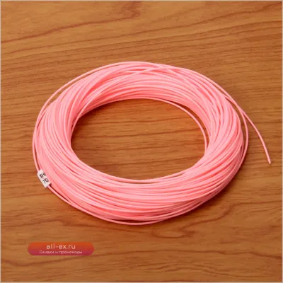 Леска для нахлыста Weight Forward Floating WF, 100 футов, цвет розовый (WF1F-WF9F)