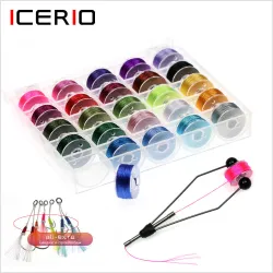 Крепкая нить для вязания рыболовных оснасток ICERIO 300D (25 шт.)
