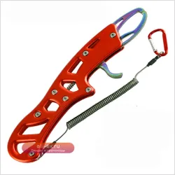 Зажим для рыбы Fish Grips из нержавеющей стали, многофункциональный портативный набор рыболовных щипцов с нескользящей ручкой