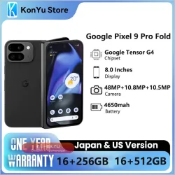 Google Pixel 9 Pro Fold Global Version 8.0" OLED 120Hz 16GB RAM + Google Tensor G4 4650mAh NFC