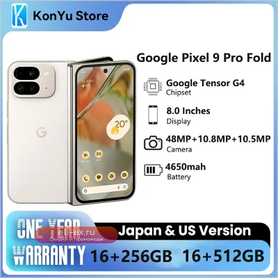 Google Pixel 9 Pro Fold 8.0" OLED 120Hz, 16GB RAM, Google Tensor G4, 4650 mAh, NFC (Global Rom)