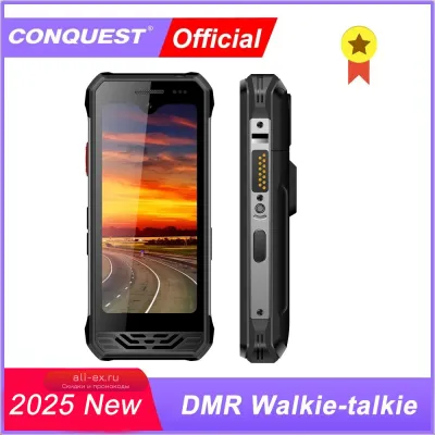 Защищенный смартфон CONQUEST F3 Touch 2025 4G Dual SIM с мощной вспышкой, разблокированный