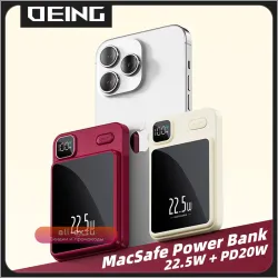10000mAh Магнитная беспроводная зарядка Power Bank 22.5W Super Fast Charging для iPhone/Xiaomi
