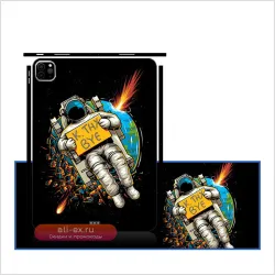 Защитная пленка 3M Astronaut на iPad Pro 2021/2022 11/12.9 дюймов (акварельный дизайн)