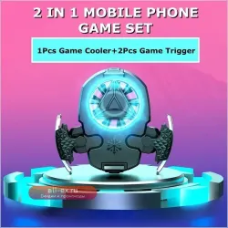 Игровой кулер-геймпад Z02 с кнопками L1R1 для iPhone и Android
