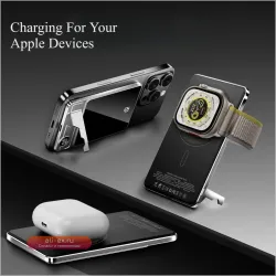 20W Ультратонкий Power Bank MagSafe с Беспроводной Зарядкой для iPhone, Samsung, Xiaomi, iWatch