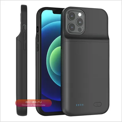 Чехол-зарядка для iPhone 11-16 Series, Power Bank, Аккумуляторный Чехол