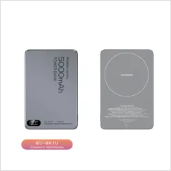 MagSafe Power Bank 10000mAh 15W с беспроводной зарядкой для iPhone/Xiaomi