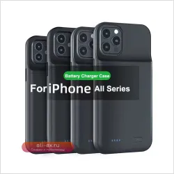 Чехол-аккумулятор для iPhone 16/15/14/13/12/11 Pro Max, SE, X, XS с Power Bank 7000 мАч