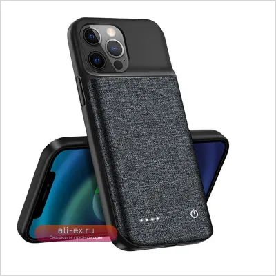 Чехол-аккумулятор Power Bank 6800mAh для iPhone 15/14/13/12/11/X/XR c защитой