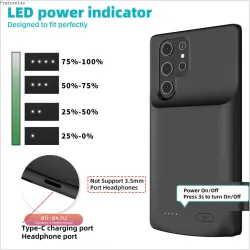 Smart Battery Case Power Bank для Samsung Galaxy S22 Ultra / S22 Plus
