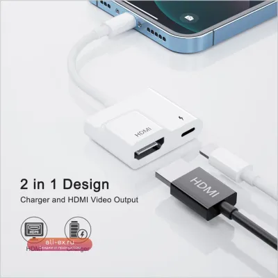 Адаптер Lightning — HDMI для iPhone/iPad, 1080P, с USB, Ethernet, кардридером