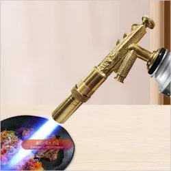 Газовая горелка Torch с автоподжигом для BBQ, кемпинга и сварки