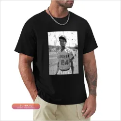 Ken Griffey Jr. Винтажная Футболка Оверсайз из Хлопка для Мужчин