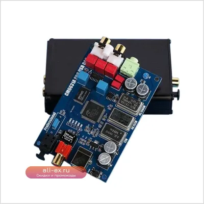 Цифровой аудиоинтерфейс CM6631A USB to I2S/IIS/SPDIF/Optical, ЦАП-декодер 32/24Bit 192K
