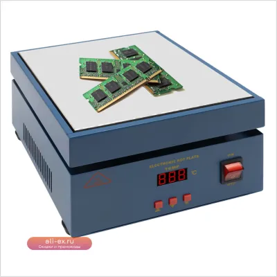 Предварительная станция подогрева 800W для пайки, 200x200мм