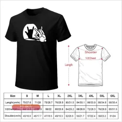 Футболка с принтом "Funny rabbit shadow ROCK music" для фанатов хэви-метала