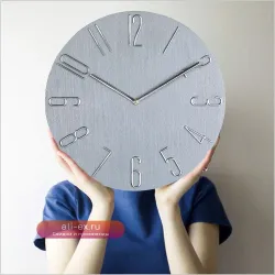 Настенные часы для гостиной "Легкая роскошь"
