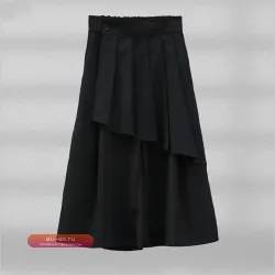 Готические брюки-юбка Y2K унисекс с асимметричным кроем в стиле Japanese Streetwear и Harajuku