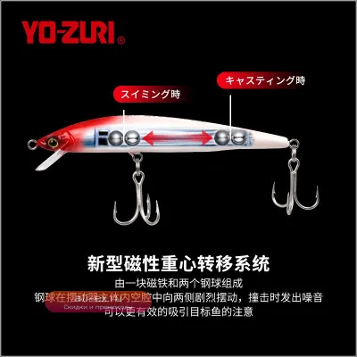 YO-ZURI Loyal Dummy R1533: Плавучая Минноу-приманка для дальнего заброса