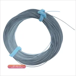 Aventik 100ft Плавающая Промежуточная Шнур для Нахлыста, Тропические Соленые Воды, Цвет Серо-Прозрачный