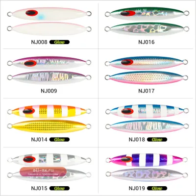 Jig пилькер Noeby Long Fall 160-440г для глубоководной морской рыбалки