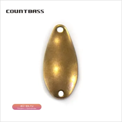 Заготовки блесен для хищной рыбы Countbass (латунь, 50 шт.) 1/64-1/16 унции