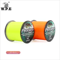 Леска для карповой ловли W.P.E 300м, 0.25-0.40мм, нейлон, монофильная, тонущая