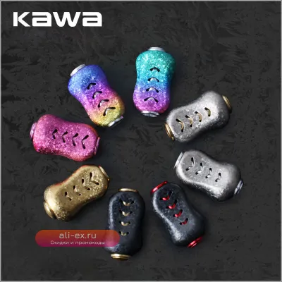 Kawa Рукоятка для рыболовной катушки из титанового сплава, 1 шт., 36 мм, 6 г, с 2 подшипниками