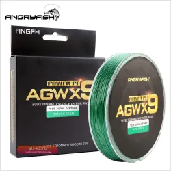Леска плетёная Angryfish 9 нитей 300 м Super PE