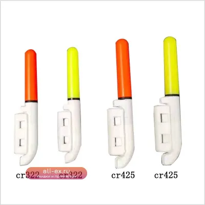 10 шт./лот LED светящаяся палочка для рыбалки с 10 аккумуляторами CR322/CR425, клипса-фонарь для ночной рыбалки P003