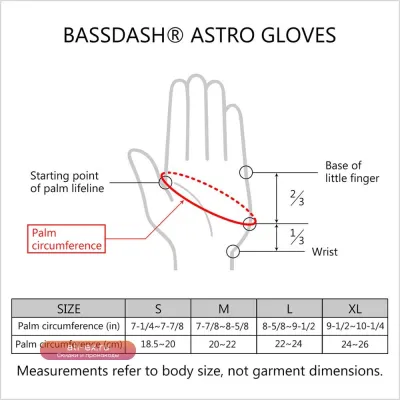 Перчатки для рыбалки Bassdash Astro без пальцев, прочные, с надежным захватом, для мужчин и женщин