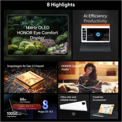 Honor MagicPad 2 Global Version 12.3" 3K OLED 144Hz, Snapdragon 8s Gen 3, 10050mAh