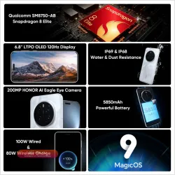 HONOR Magic7 Pro 5G: Мировая премьера, Snapdragon 8 Elite, OLED 120Hz, 100W зарядка