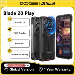 DOOGEE Blade20 Play 5G: Защищенный смартфон с Android 15, Gemini AI и батареей 10300 мАч, 6.6"