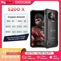 DOOGEE S200 X 5G: Прочный смартфон 12+512GB, 6.72” FHD+ 120Hz, Dimensity 7050, 10100mAh, 33W