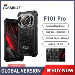 FOSSiBOT F101 PRO: Защищенный смартфон 5.45" FHD+, 15+128GB, Android 13, ИК-ночное видение, 10600mAh, NFC